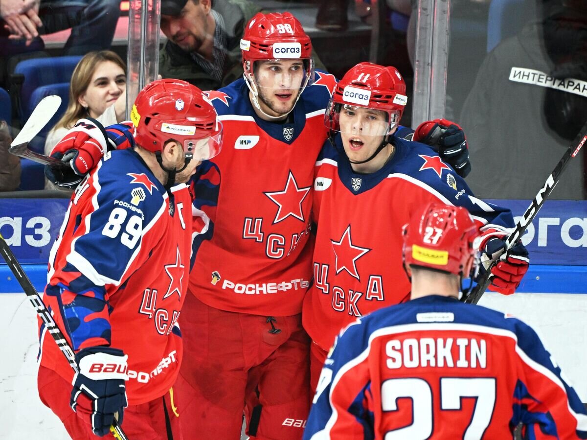    Хоккей. КХЛ. Матч ЦСКА - "Авангард"© РИА Новости / Сергей Гунеев