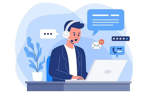 Иллюстрация: «Техподдержка». Источник: freepik.com