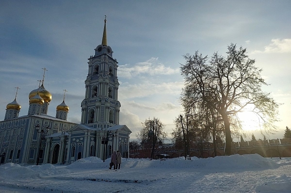    Высота снежного покрова в Туле многократно превышает прошлогоднюю