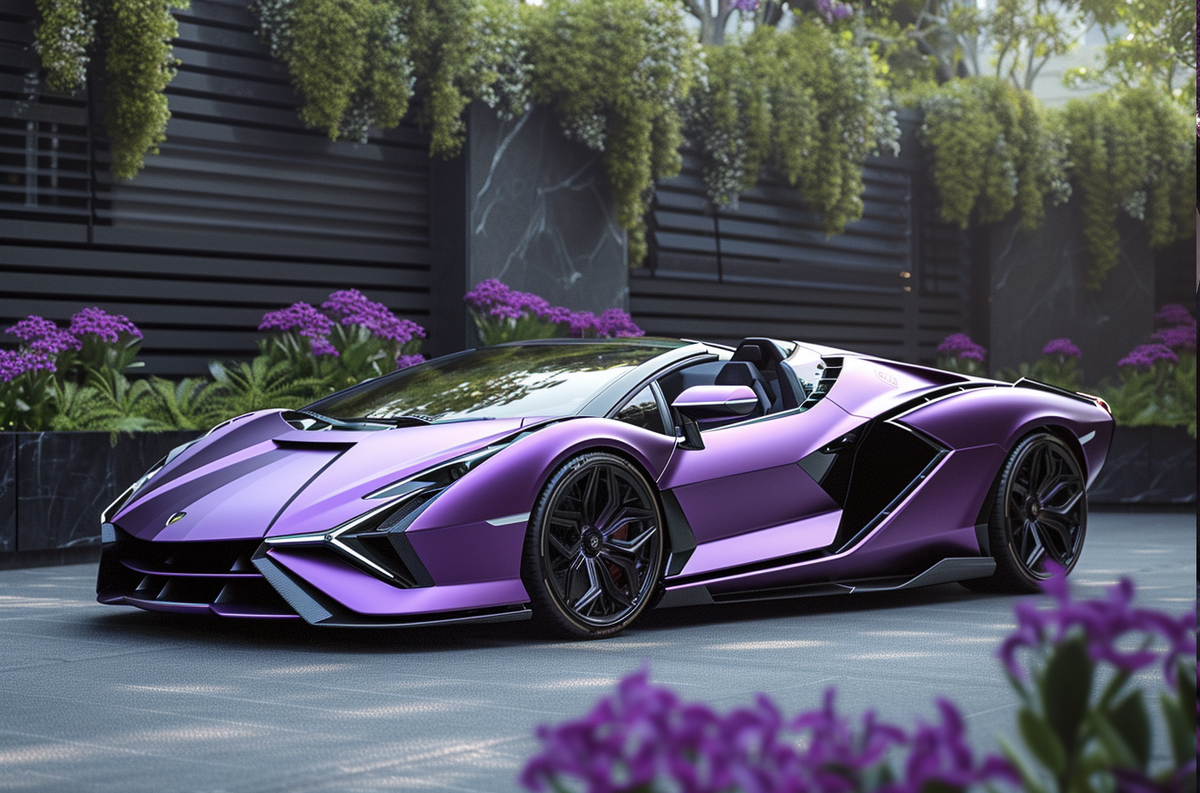 Фиолетовый фьюри: искусство и скорость в одном флаконе! 💜🏁 