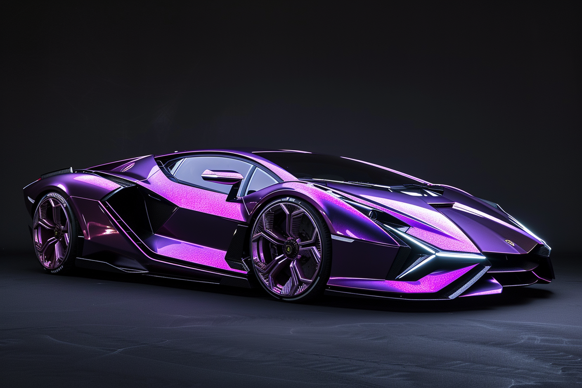 Как вы относитесь к суперкарам в фиолетовой расцветке? 
Это цвет страсти и дерзости, который непременно привлекает взгляды.-2