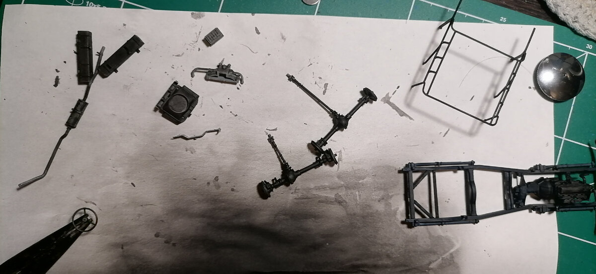 Окрас мостов и каркаса