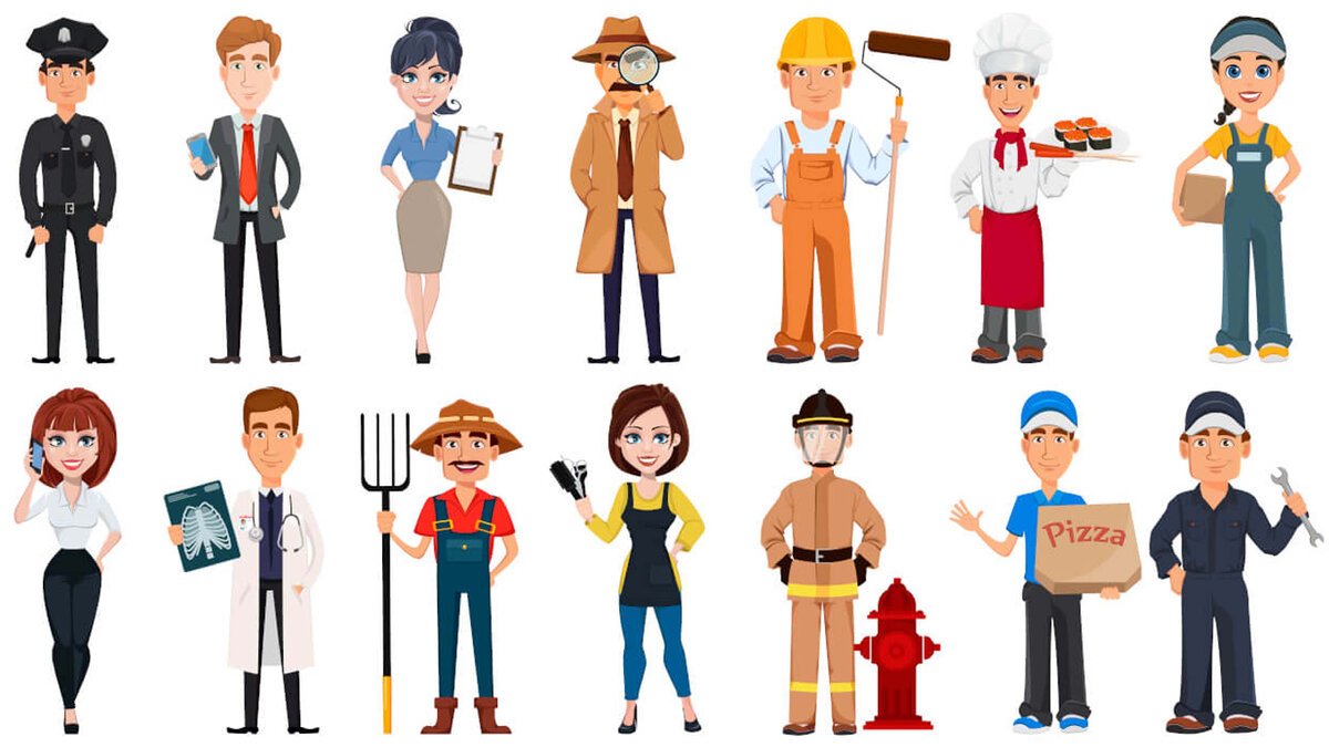 Школьники профориентация. Разные профессии иллюстрация. Профориентация детям о профессиях. Профориентация старшеклассников. Разные профессии.