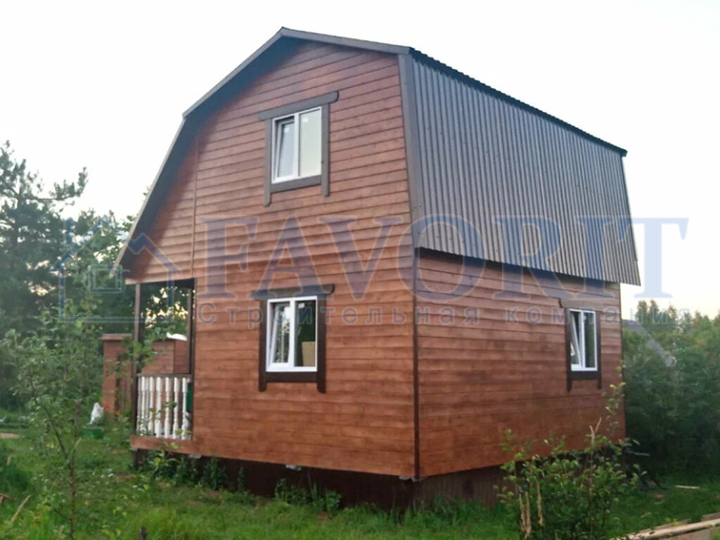Каркасный дом, построенный специалистами компании «Фаворит»