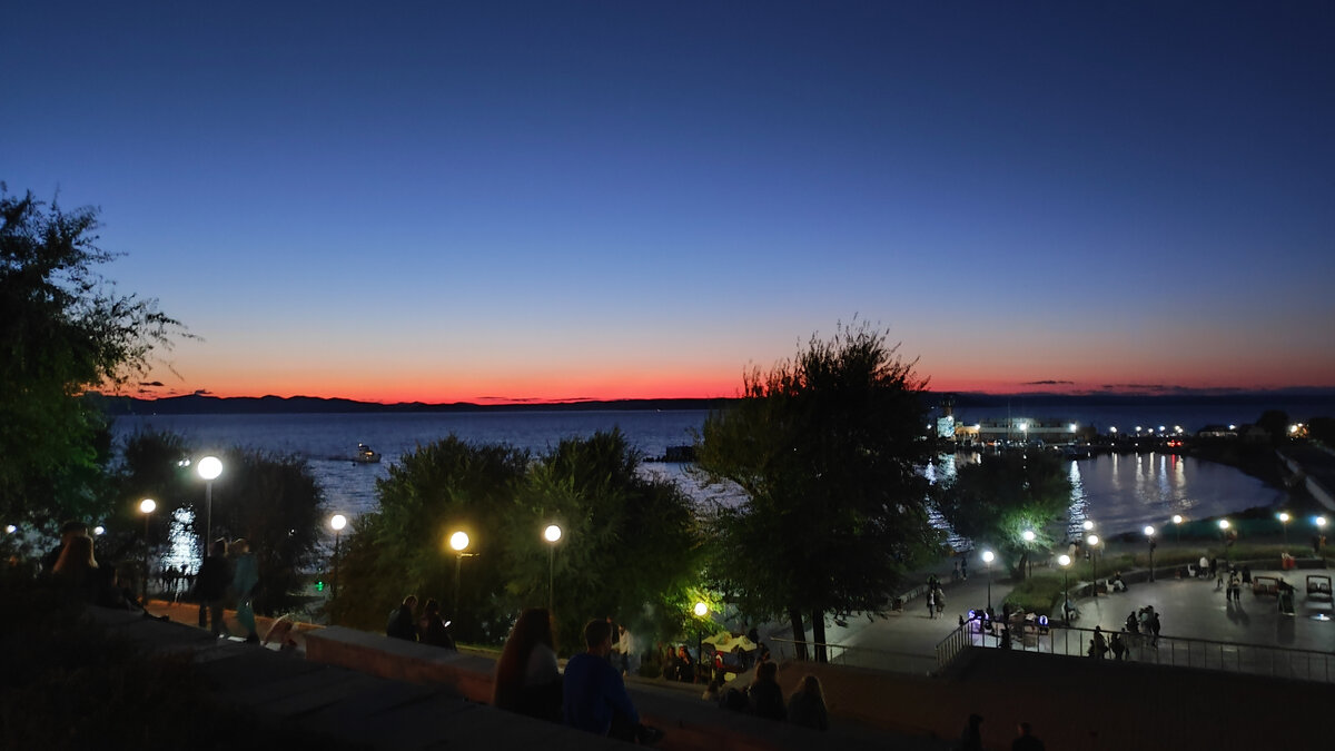 Закат с набережной. Фото автора канала.