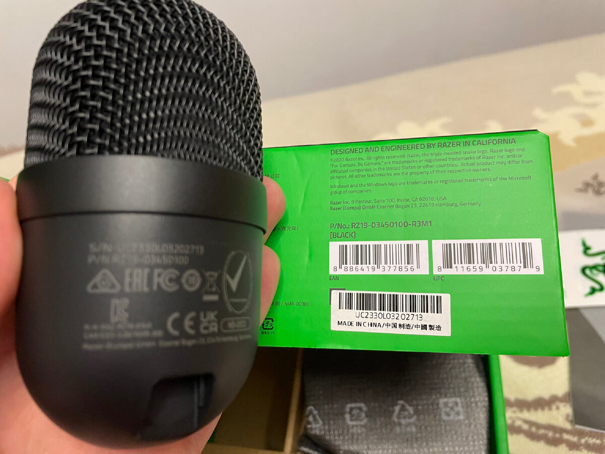 Razer микрофон не работает