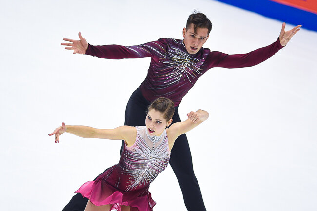 Анастасия Мишина и Александр Галлямов. Фото: ФФККР 