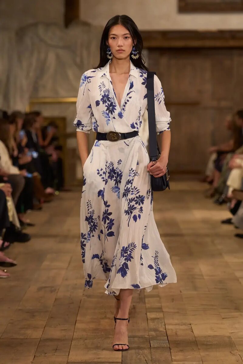 Коллекция Ralph Lauren весна-лето 2024. Сочетание традиций и инноваций. Женский.