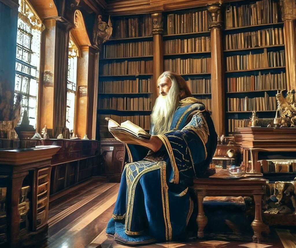 Возможно царская библиотека в Кремлёвских палатах выглядела примерно так.