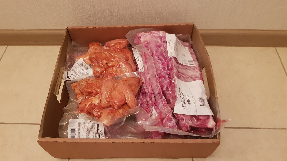 Заказ из интернет-магазина "Нашенька" птицефабрики "Северная"