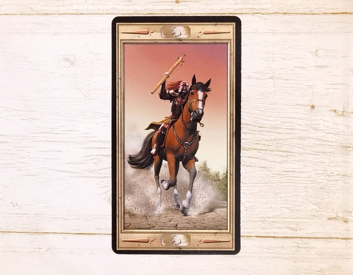 3 карты таро. Рыцарь жезлов золотое таро. Рыцарь жезлов райдер уэйт. Башня и рыцарь жезлов. 9 жезлов райдер уэйт.