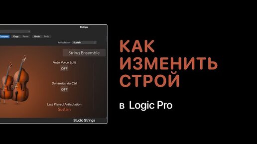 下载视频: Как изменить строй инструментов [Logic Pro Help]