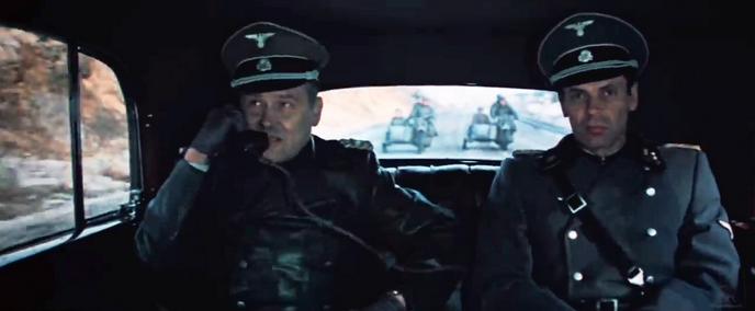 «Фронт в тылу врага» (1981). Адъютант Крюгер (справа). Фото из интернета. 