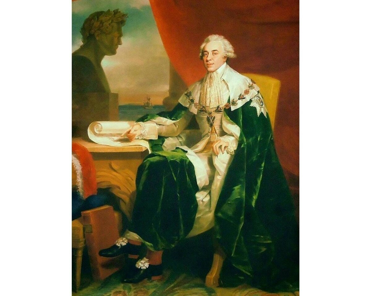 Доу Джордж «Портрет Николая Петровича Румянцева», 1828 год. Российская государственная библиотека. Источник: rsl.ru