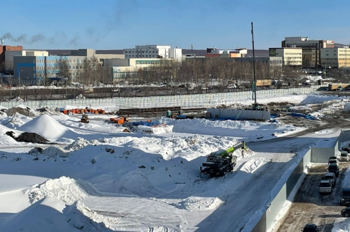    Возводится жилой комплекс в Петропавловске-Камчатском в районе улицы Топоркова.