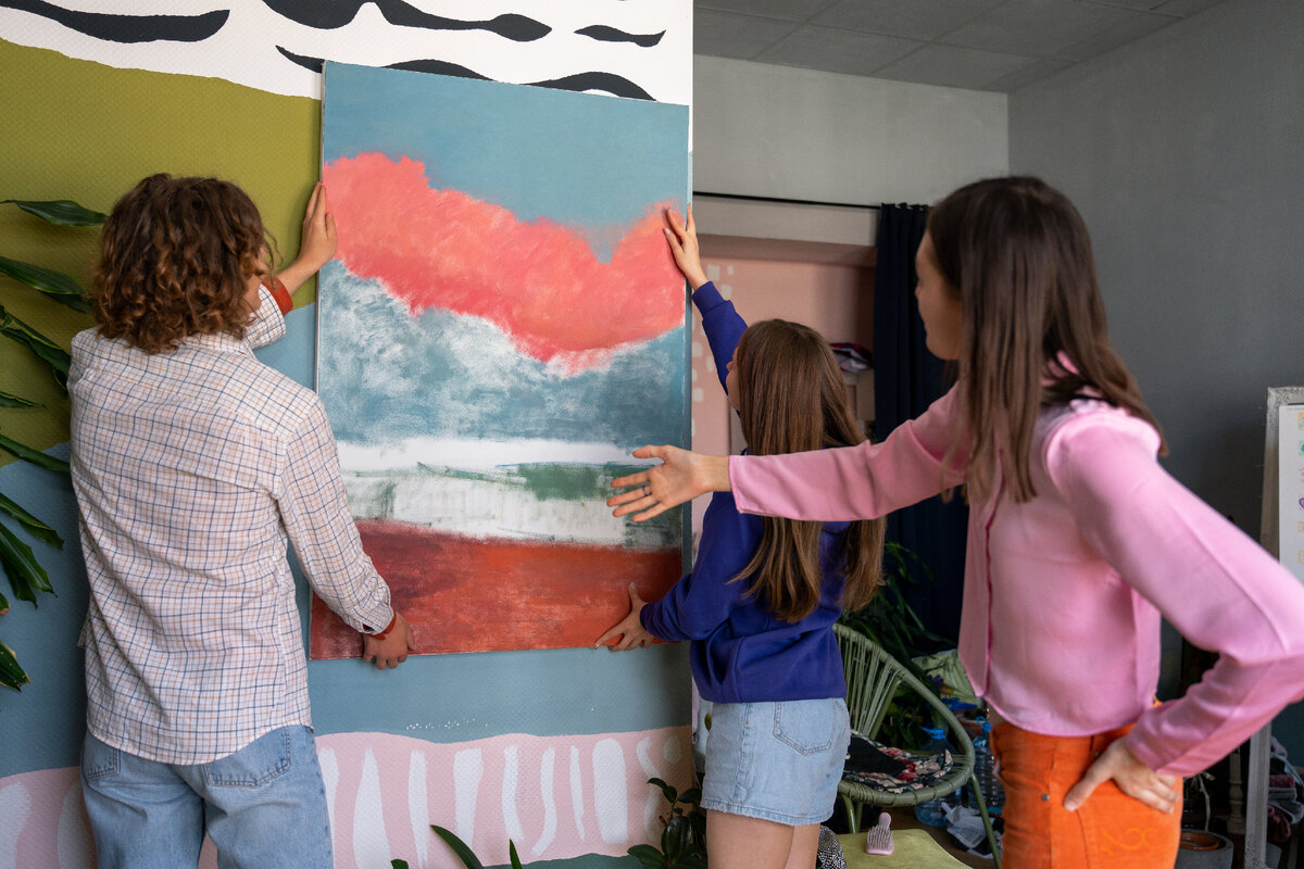 подготовка к выставке 