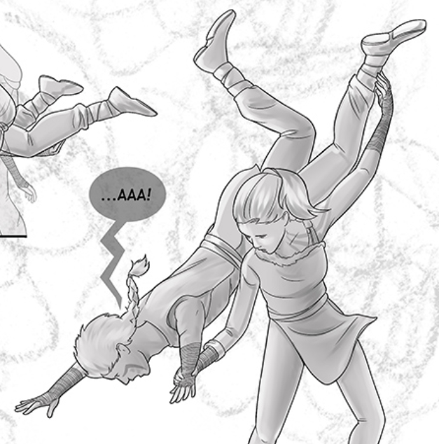 Кадр из комикса "Дары бродячих льдов" на сайте mildegard ru