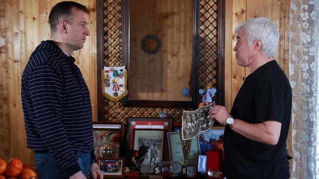    Юрий Голышак и Евгений Ловчев.Федор Успенский