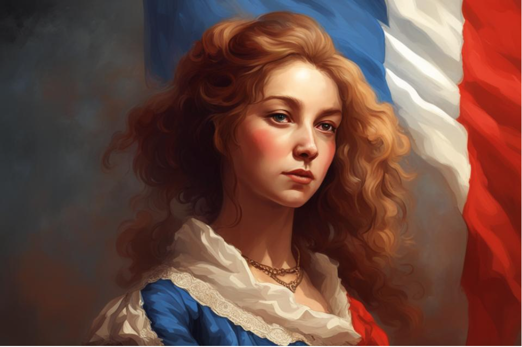 Француженка времен ВФР.