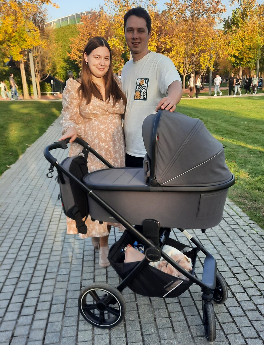 Конец осени в Краснодаре с коляской Carrello Ultimo