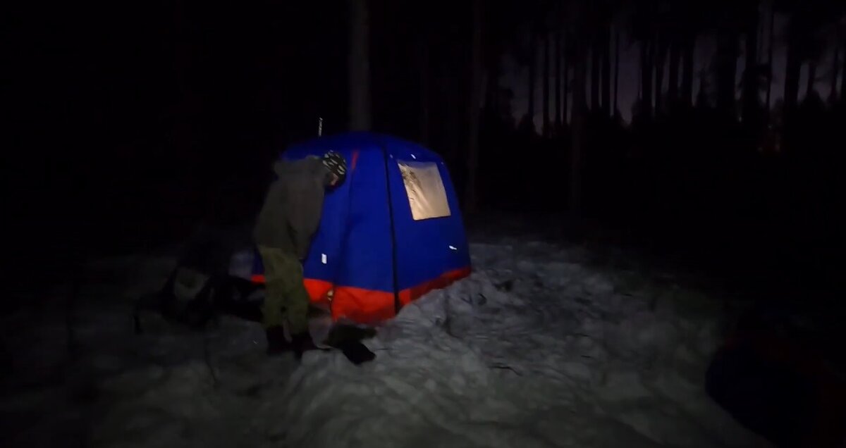 Одиночный поход зимой – подготовка и выбор места для лагеря