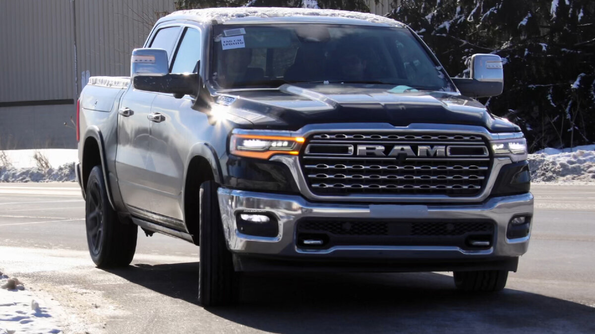 2025 Ram 1500 Limited с двигателем Hurricane: первые шпионские фото |  AutoBazar.US - Авто из США, тюнинг пикапов и внедорожников | Дзен