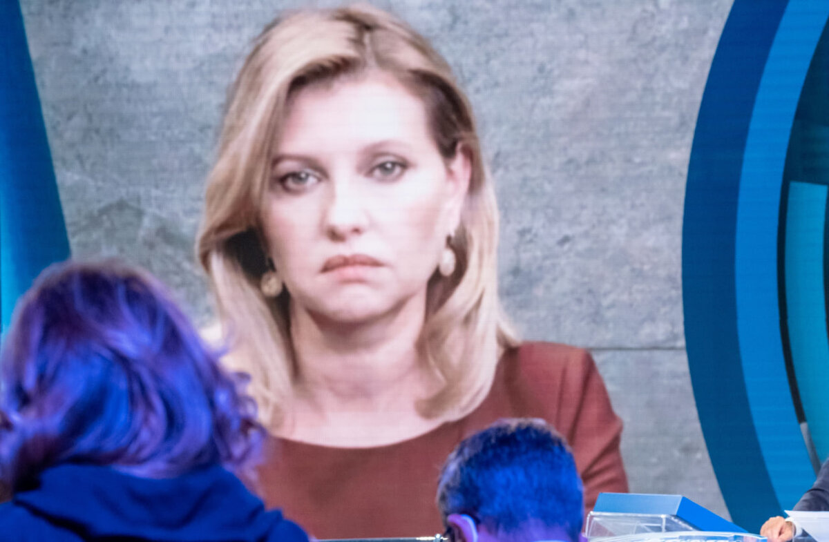 ЕЛЕНЕ ЗЕЛЕНСКОЙ, ЖЕНЕ ГЛАВЫ КИЕВСКОГО РЕЖИМА, ЯВНО НЕВЕСЕЛО. НЕУЖЕЛИ ИЗ-ЗА ПАДЕНИЯ ДОХОДОВ? ФОТО: MAURO SCROBOGNA/GLOBALLOOKPRESS
