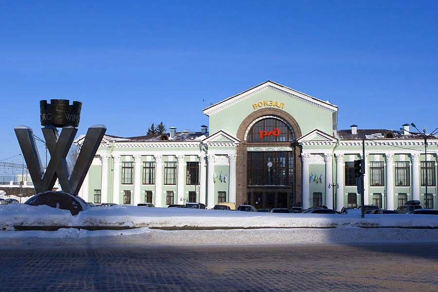 Выборг жд вокзал фото