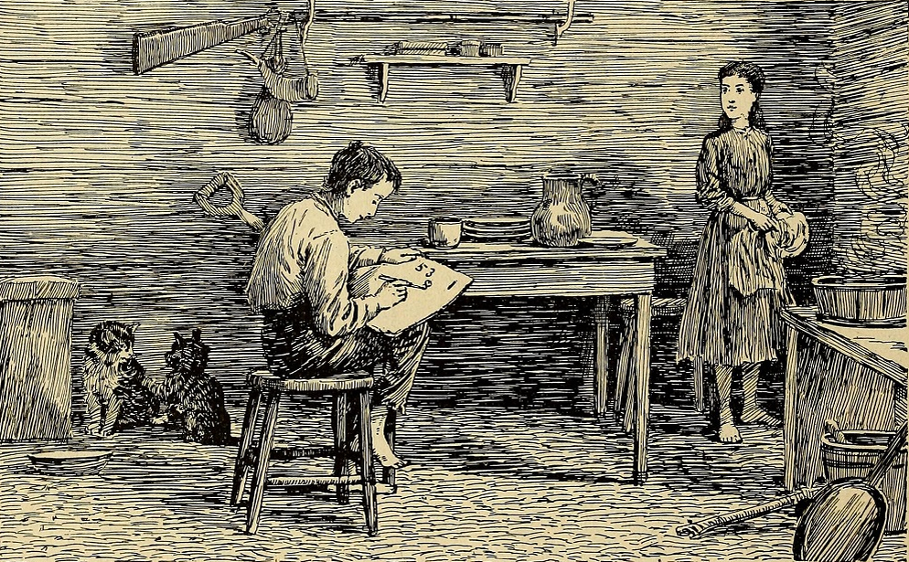 Линкольн в детстве. Источник: Wikimedia Commons