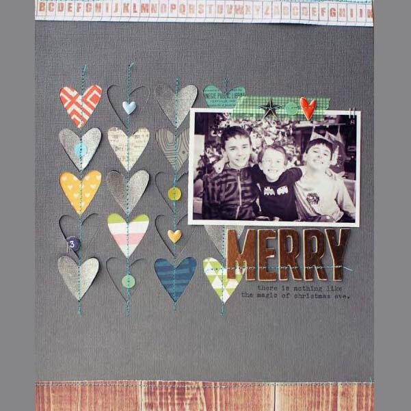    Открытка с сердечками   
Источник: «Studio calico»