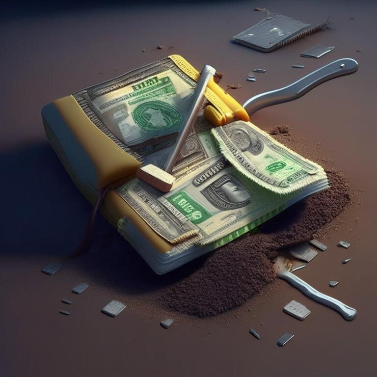 Деньги лопатой)