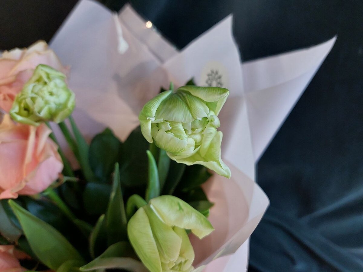 Букет с тюльпанами