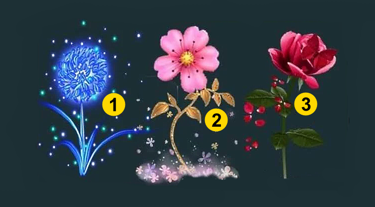 Выберите один цветок
