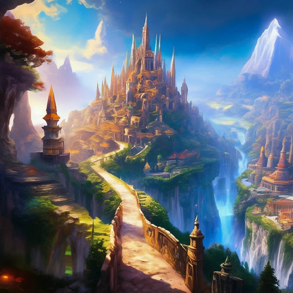 Тропаа в фентези город