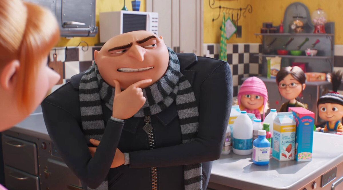 Обложка: кадр мультфильма «Гадкий я 4»