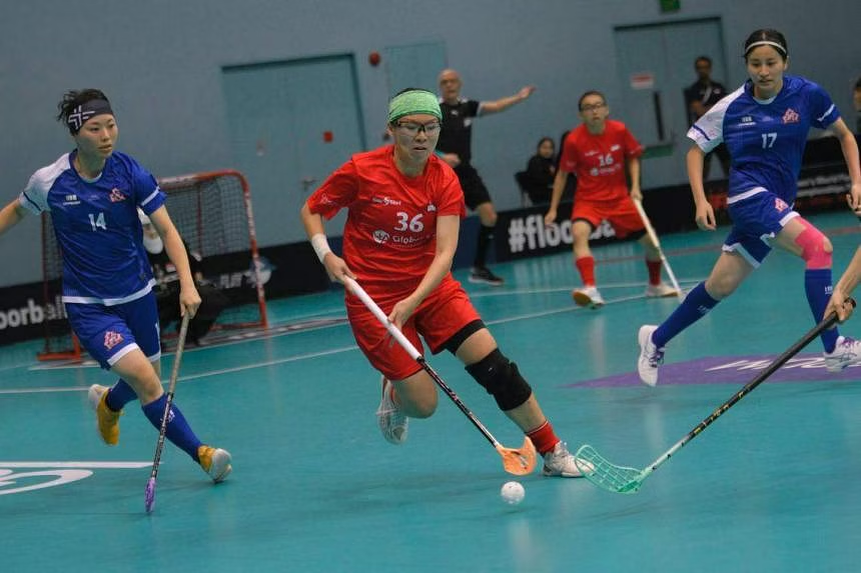 Floorball сбрасывание