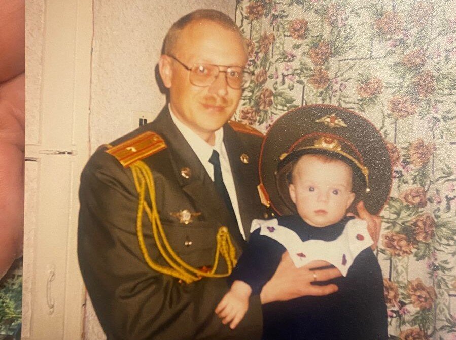     Маленький Тимофей Шишлаков с папой / Фото из личного архива