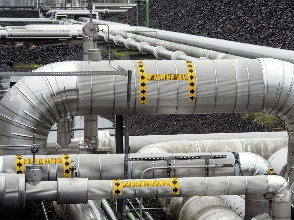    Терминал для отгрузки сжиженного природного газа в штате Мэриленд, США© AP Photo / Cliff Owen