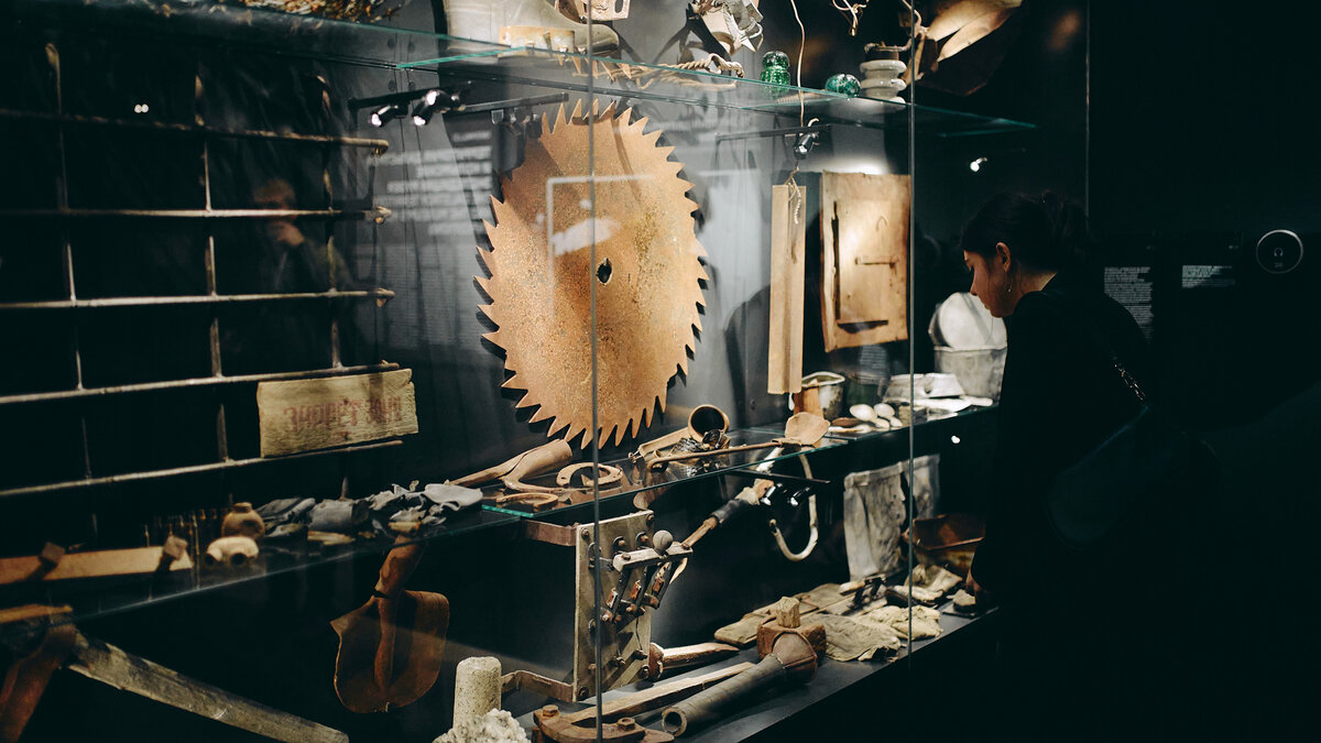 Экспозиция Музея истории ГУЛАГа в Москве