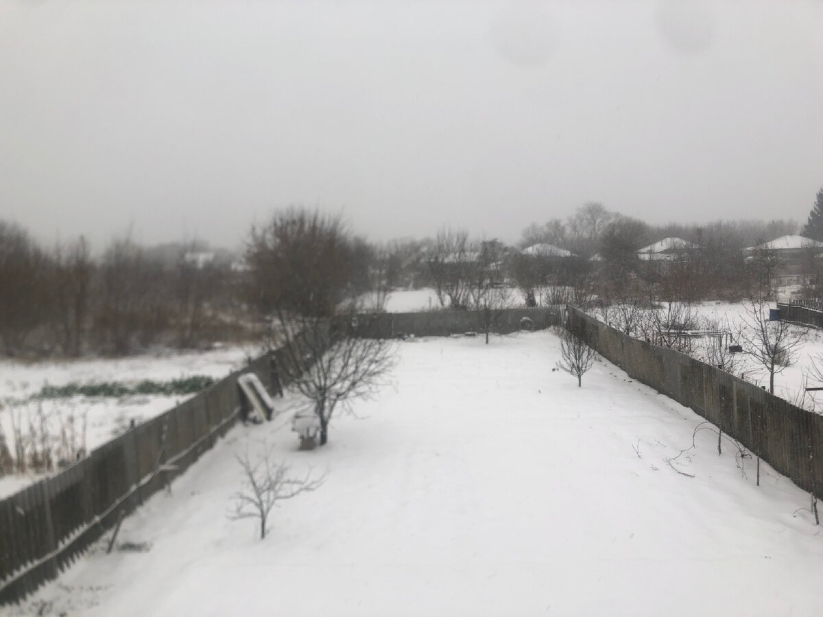 Спит мой огород, укрытый белым снегом, до весны. Фотоиллюстрации автора.