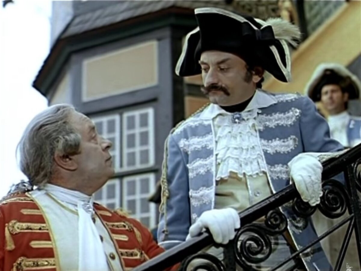 Кадр из фильма Марка Захарова и Григория Горина " Тот самый Мюнхгаузен " 1979 года