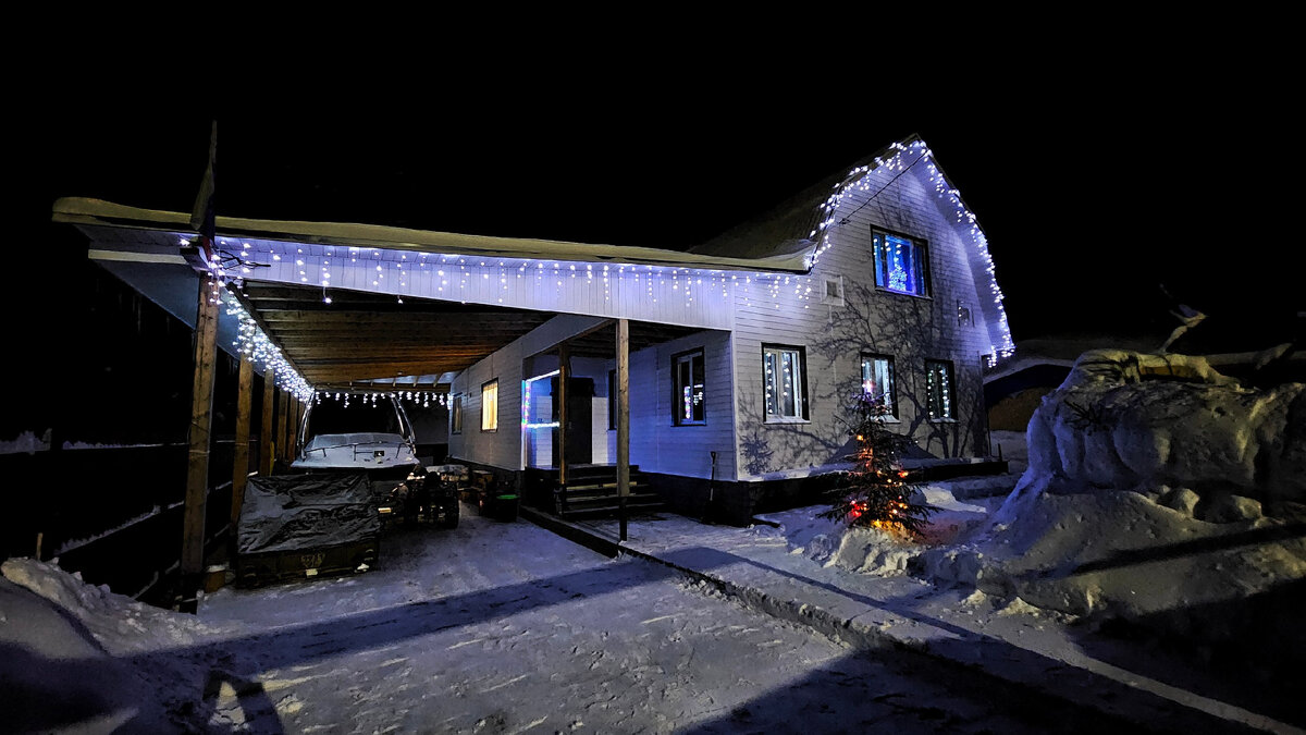 Гостевой дом. Вечерняя атмосфера.