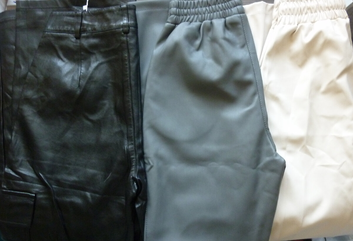Новые экокожаные брюки из полученного сегодня заказа 😉