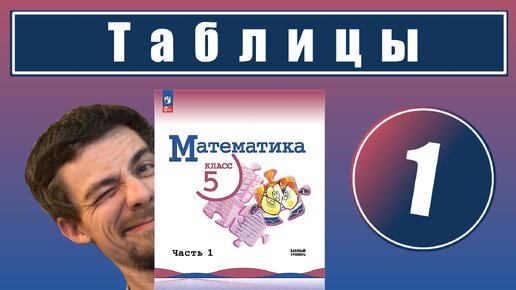 Download Video: 1. Представление числовой информации в таблицах | 5 класс