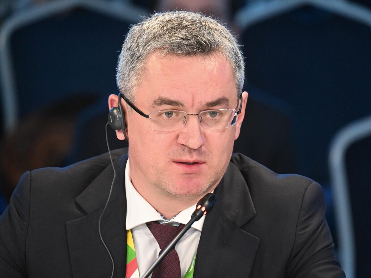    Спецпредставитель президента РФ по вопросам международного сотрудничества в области информационной безопасности, директор ДМИБ МИД России Артур Люкманов© РИА Новости / Илья Питалев