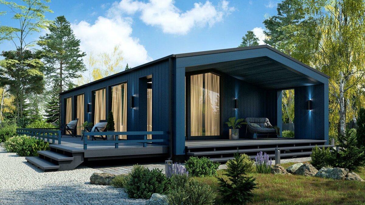 Модульный дом в Латвии