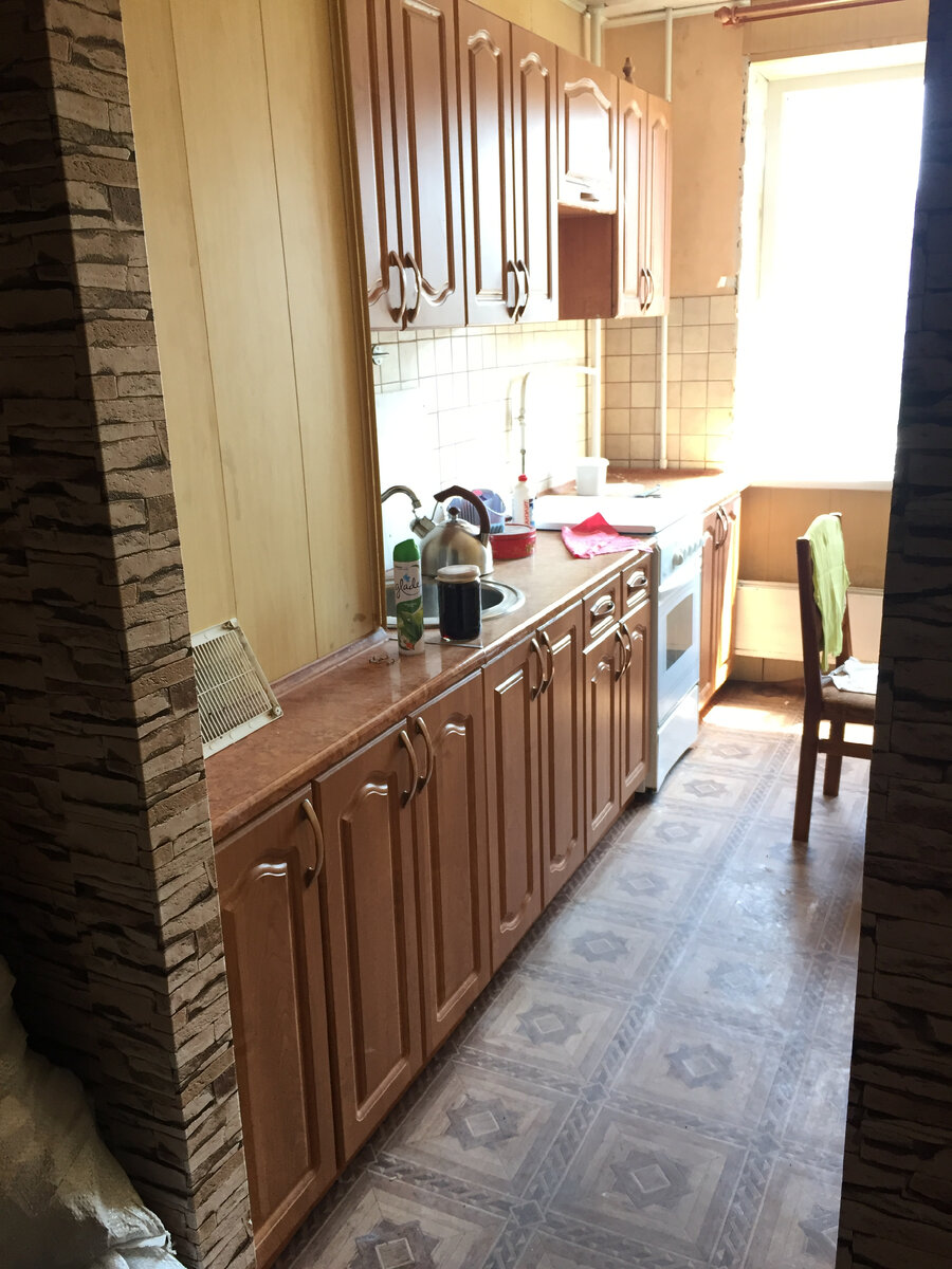 Состояние нашей новой 2-комн. квартиры на момент покупки, 2017г.