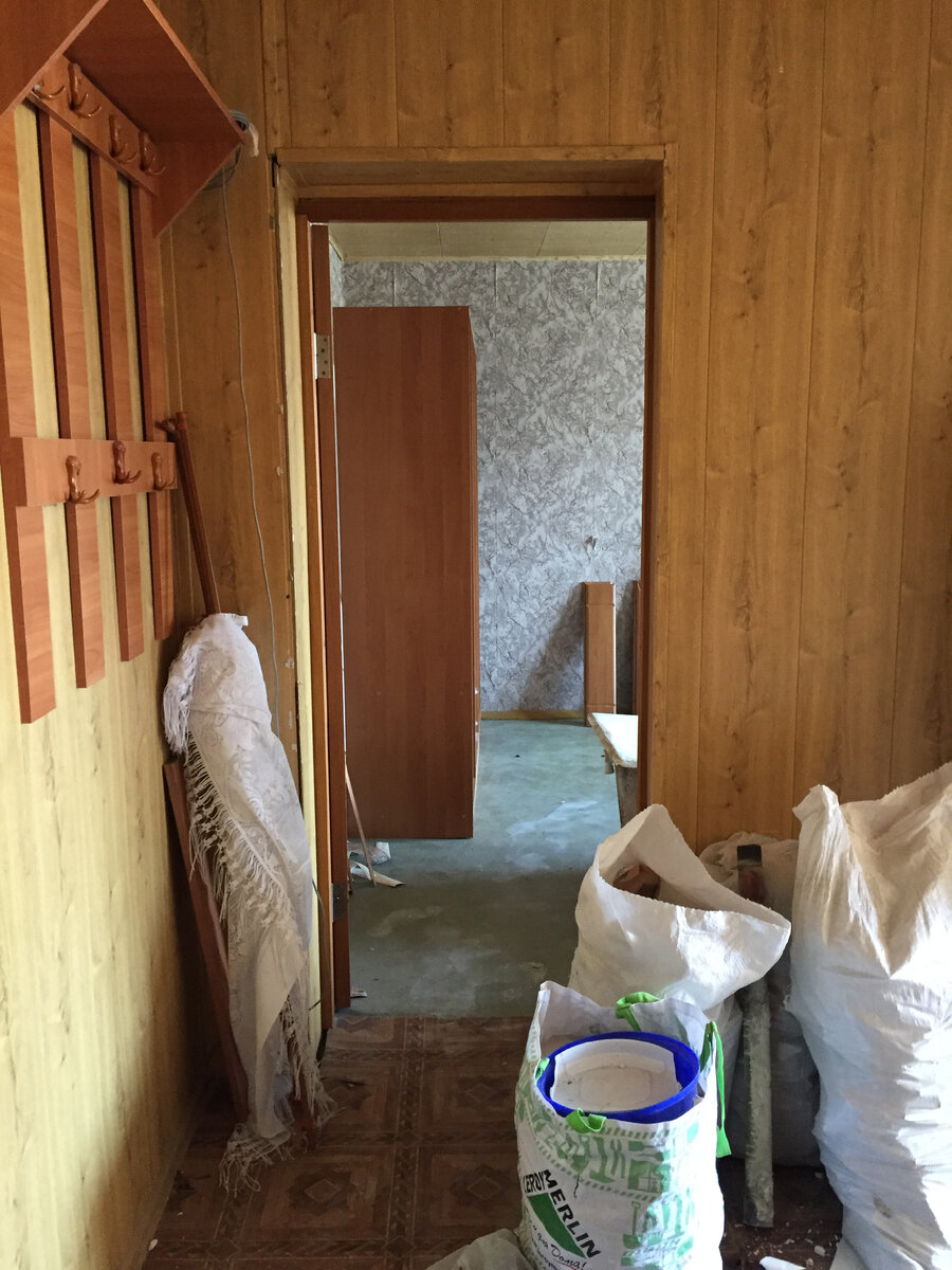 Состояние нашей новой 2-комн. квартиры на момент покупки, 2017г.