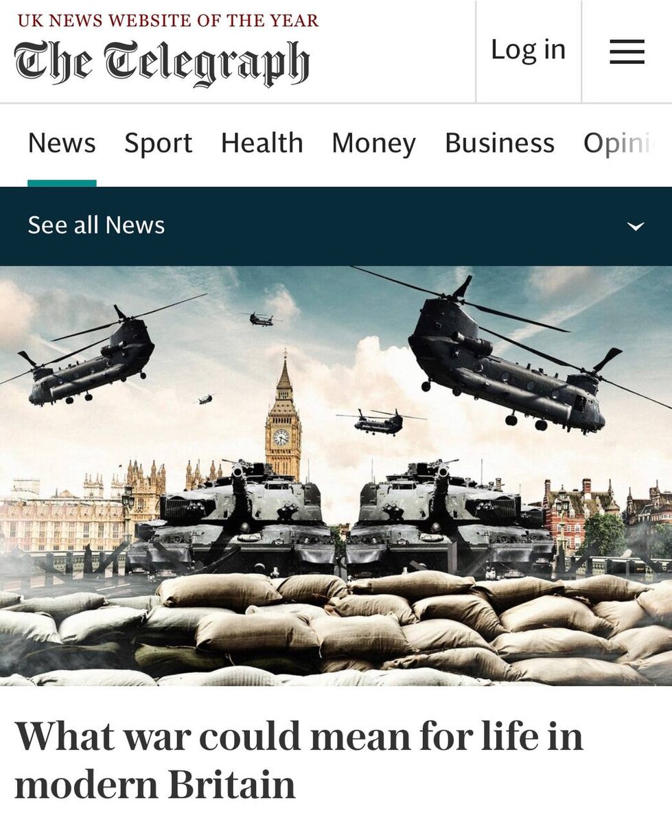 «Что война может значить для жизни современной Великобритании»: Британские СМИ уже придумывают, как на их острове будут жить во время войны с Россией - без импорта британцы похудеют, а из-за хакеров