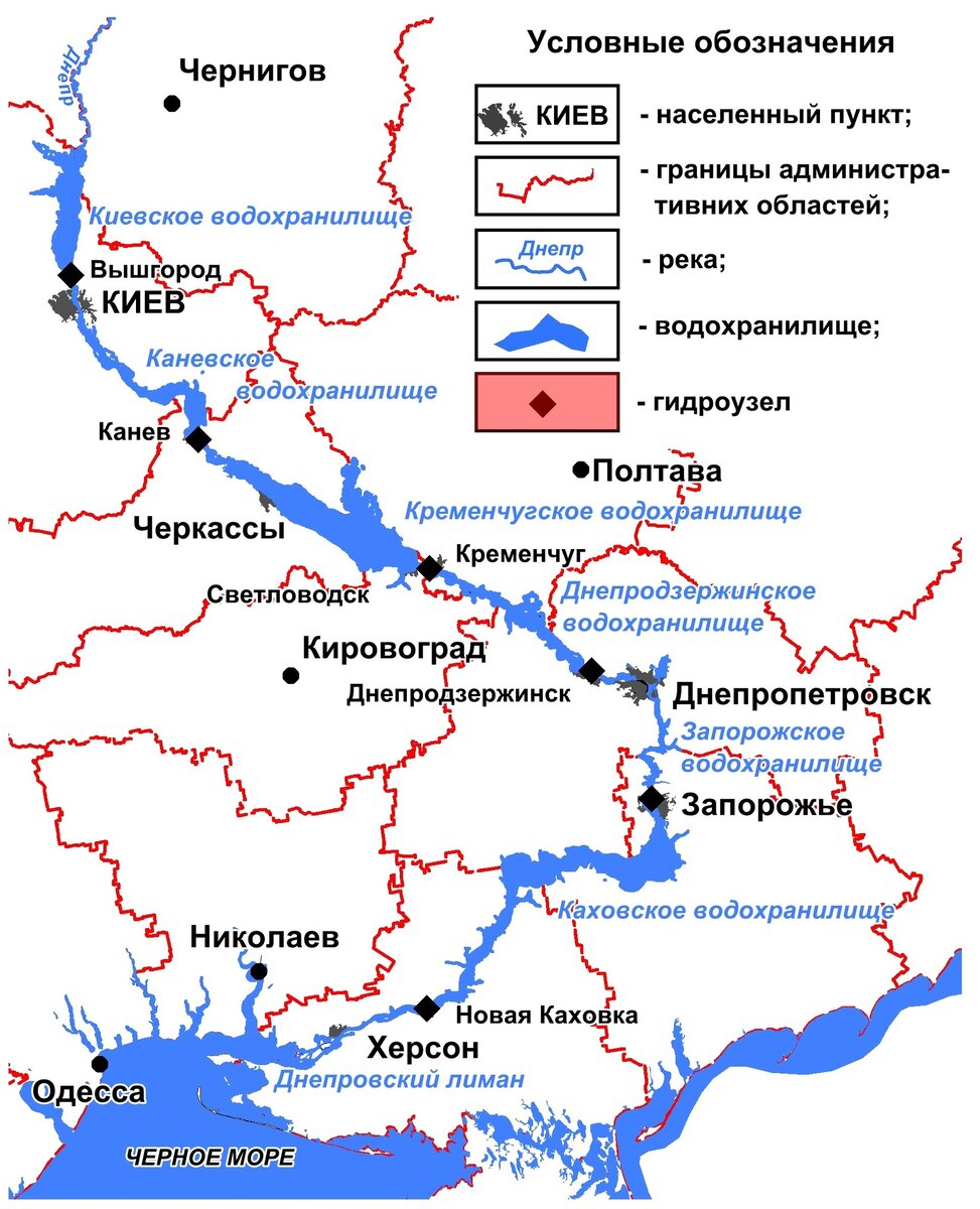 Каскады гэс построены на реках